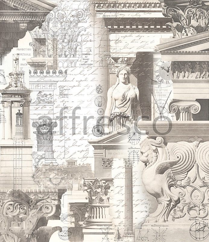 Фрески, Каталог Сюжеты, арт. 7144. Фактура: Beze