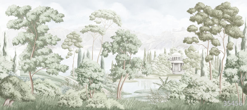 Изображение #35456 Природа в деталях (гравюра) - ECO Фреска «Бархат Золото» FX-G