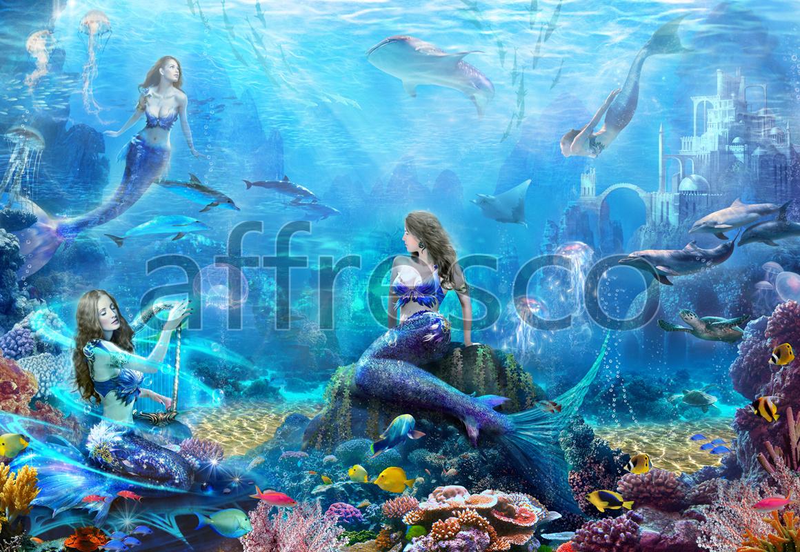 Фрески, Каталог Детские, арт. 6489. Фактура: Beze