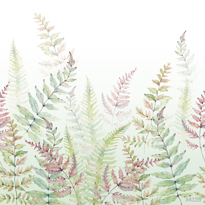 Изображение #34159 Fern - ECO Фреска «Бархат Золото» FX-G