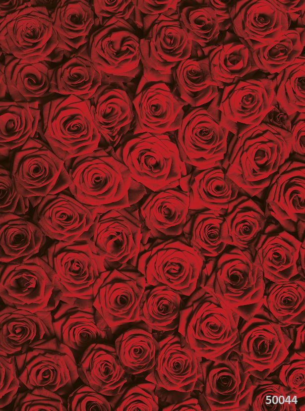 Изображение #50044 Красные розы - ECO Фреска «Бархат Золото» FX-G