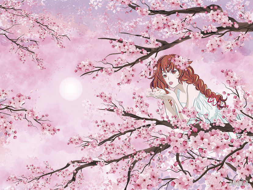Изображение #34964 Pink anime - ECO Фреска «Бархат Золото» FX-G
