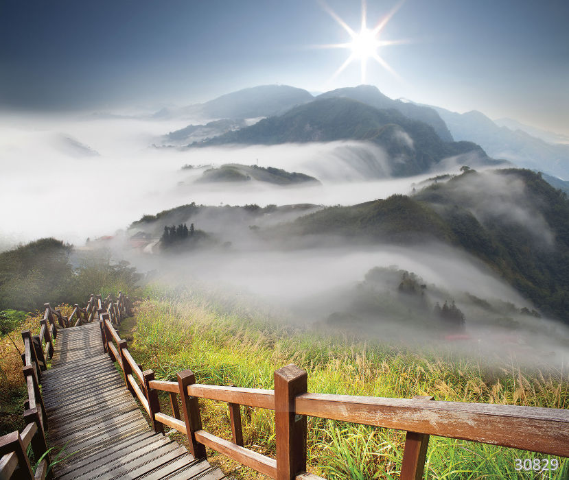 Изображение #30829 Дорога в горах - ECO Фреска «Бархат Золото» FX-G